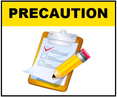 What precaution should be taken while buying something