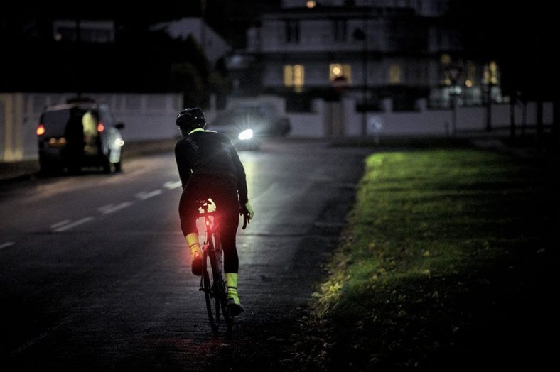 Be Aware and Be Seen While Cycling at Night